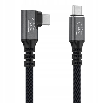 Kabllo USB Wozinsky USB C në USB C, 1.5 m, 240W, e zezë
