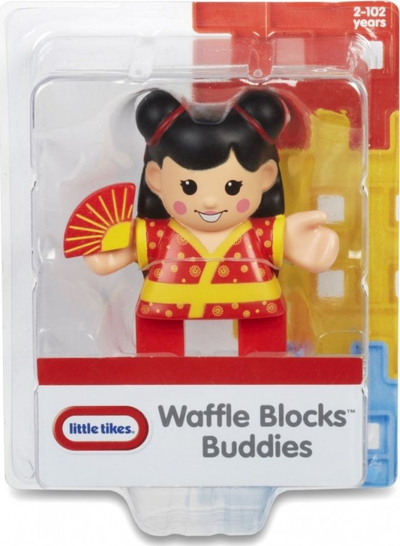 Lodër figurë Little Tikes Waffle Blocks Buddies, për kalamaj, e kuqe