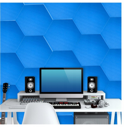 Panel akustik Bitmat DNA AM3 BK, set 10 copë, 3 cm, i zi