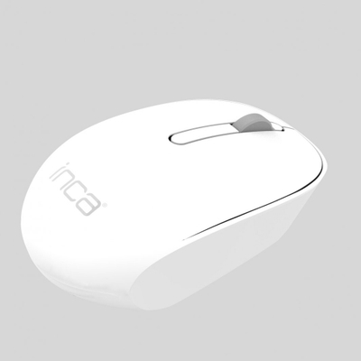 Mouse pa tela Inca IWM-241RB, 1200 DPI, 2.4GHz, i bardhë