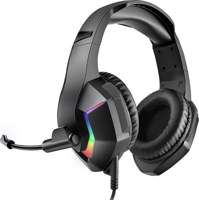 Kufje gaming Varr Pro RGB, me mikrofon, 3.5mm, të zeza