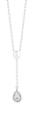 Qafore për femra Preciosa Pure Pearl 5336 00, 47 cm, e argjendtë