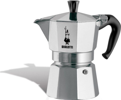 Aparat kafeje Bialetti Moka Express, i argjendtë
