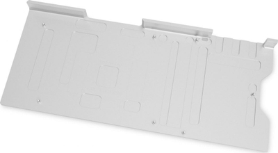 Pllakë e pasme për kartë grafike EK Water Blocks EK-Quantum Vector² Trio RTX 3080 3090, kompatibile me sistem ftohje me ujë, argjend