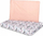 Set çarçafësh Sensillo Pink Butterflies, 100x135 cm, pambuk, rozë
