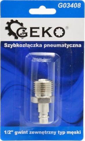 Kupletore pneumatike GEKO, lidhje e shpejtë, fije e jashtme 1/2"
