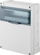 Tabllo shpërndarëse Hermetica RN 2206-01, 1x13 module, IP65, trup gri, kapak transparent