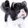 Lodër pelushi Jokomisiada Interactive Kitty Psotek ZA3850, 16 cm, për foshnje, gri