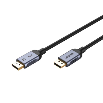 Kabllo Unitek DisplayPort në DisplayPort C1626GY01 2m, e zezë