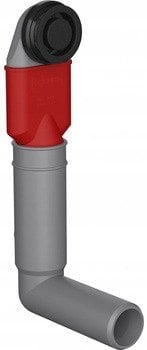 Kapak tejmbushjeje lavamani Blanco Hidden Overflow Color Line Slim, i zi mat