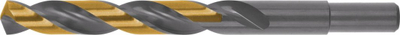 Spiral metalike Tvardy HSS 4341, 14mm, bisht i reduktuar, zi ari