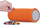 Pena PIXIE CREW Round Pencil Case, e rrumbullakët, silikoni dhe neopren, portokalli e kuqe