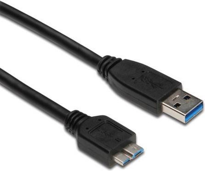 Kabllo USB Good Connections, USB A me Micro USB B, 1m, USB 3.0, e zezë