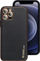 Kllëf telefoni OEM Leather Case për Samsung Galaxy A25 5G, lëkurë sintetike, me kornizë ari, i zi