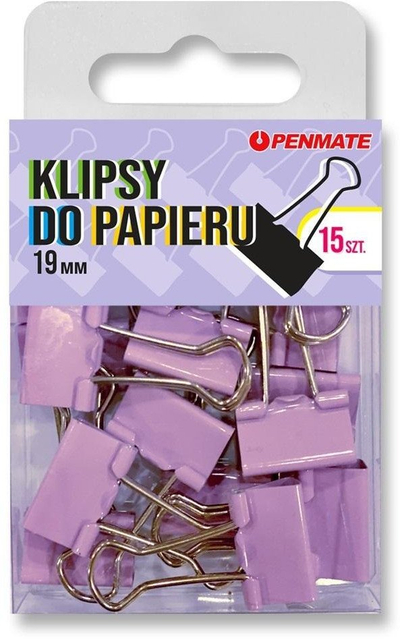 Kapëse letre Penmate TT8320, 19 mm, çelik inoks, vjollcë