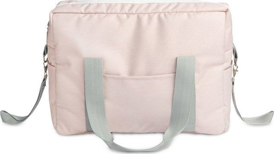 Çantë karroce Sensillo Indiana Stroller Bag, e gjerë, melange që s’e kap uji, rozë