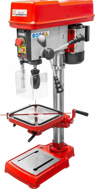 Makinë shtylle për shpim Holzmann SB 162VN, 500W, 230V, e kuqe