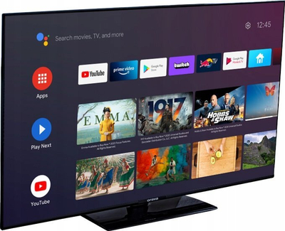 Телевизор Orava LT-ANDR43 4K1, 43\", 4K UHD, црн