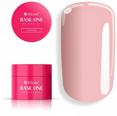 Xhel ndërtues për thonj Silcare Base One Cover, 50g, ngjyrë natyrale