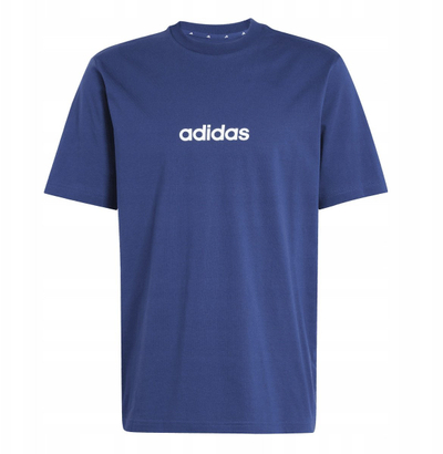 Bluzë adidas Single Jersey Linear Tee M JE8999, 100% pambuk, për burra, e bardhë