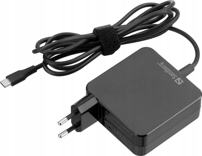 Полнач USB C Sandberg PD65W, 2 m, бел