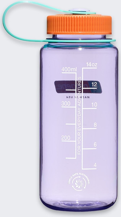 Shishe uji Nalgene 16oz Wide Mouth Sustain, material i ricikluar, Amethyst