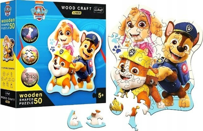 Puzzle druri Trefl PAW Patrol Funny, 50 copa, shumëngjyrësh