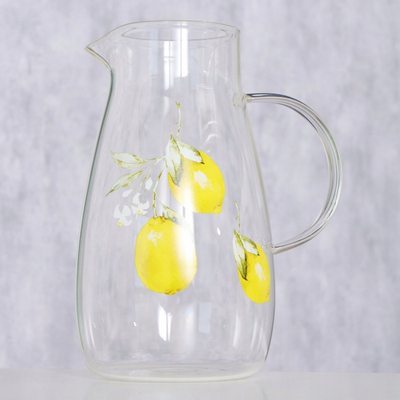 Karafë Boltze Home Capri, 1.5L, xham, e verdhë e tejdukshme
