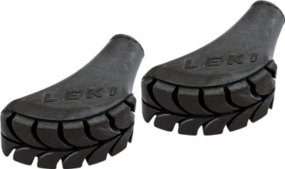 Kapuç gome për shkop ecje Leki Rubber Walk Tip, antirrëshqitës, i zi