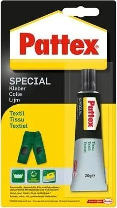 Ngjitës tekstili Pattex PXST1 TEXTIL, 20g, transparent