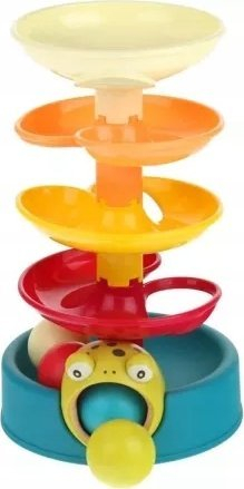 Loja edukative Smily Play Slide Bouncing Balls 2 in 1 SP84959 AN01, për fëmijë 18 muaj+, shumëngjyrëshe