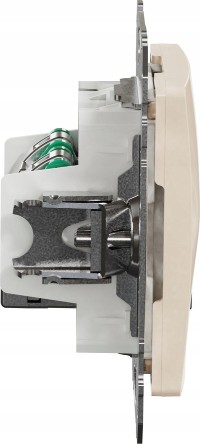 Prizë rrjeti Schneider Sedna Design, 2x RJ45 STP, bezhë