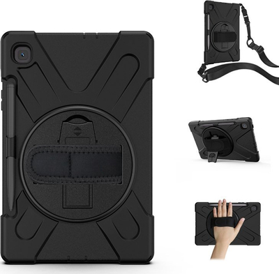 Kllëf tableti eStuff Samsung Galaxy Tab S6 Lite, kopertinë mbrojtëse, gri