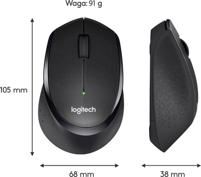 Maus Logitech M330 Silent Plus (910-004909), i zi