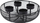 Mbajtëse qirinjsh Home Styling Collection Loft, për 4 tealight, metal, e zezë