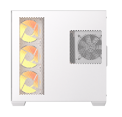 Kasë DarkFlash C280, Micro-ATX Mini Tower, Tempered Glass, e bardhë