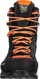 Çizme malore trekking Salewa MTN Trainer 2 Mid GTX, Vibram, nr. 44.5, të zeza me portokalli