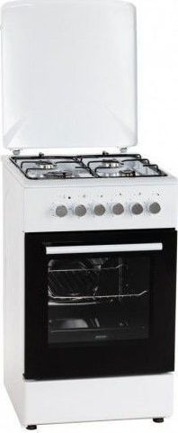 Shporet me gaz MPM MPM-54-KGE-03, 4 vatra, furrë me gaz, i bardhë