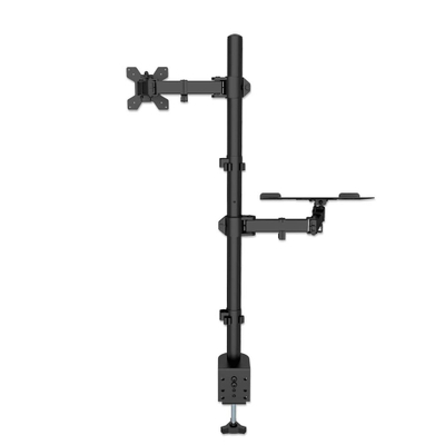 Mbajtëse tavoline për monitor dhe laptop Manhattan, 13"-32", 10"-17", e zezë