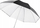 Студио чадор Walimex Pro 2in1, 109 cm, рефлектирачки и дифузен, бел црн