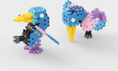 Set blloqe Marioinex Mini Waffle Nature Hummingbird, 50 elemente, shumëngjyrësh