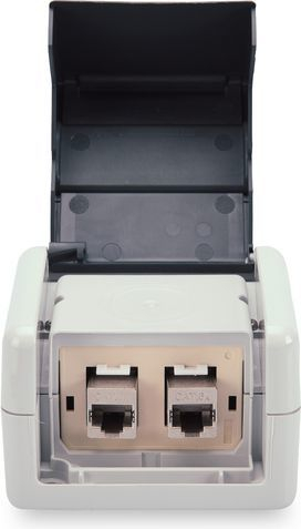 Prizë për 2 module Keystone(LAN) Digitus (DN-93844-OD), hiri