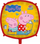 Balon folie Godan Peppa Pig, 18\", një copë, shumëngjyrësh
