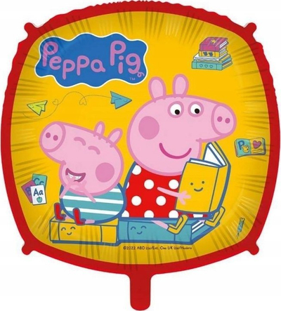 Balon folie Godan Peppa Pig, 18\", një copë, shumëngjyrësh