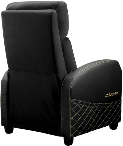 Karrige gaming Cougar Ranger Elite, me lëkundje, trup metalik, e zezë me të artë