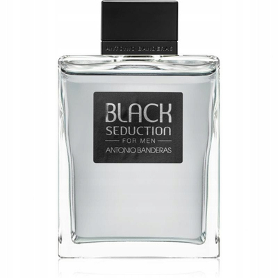 Parfum për meshkuj Antonio Banderas Seduction in Black, EDT, 200ml, i zi