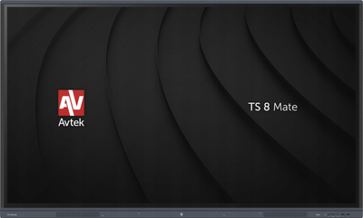 Monitor interaktiv Avtek TouchScreen 8 Mate 86, 86", 4K UHD, Android 13, i zi