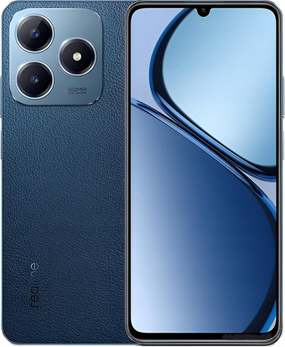 Xham mbrojtës realme C63, mbulim i plotë ekranit, kornizë e zezë