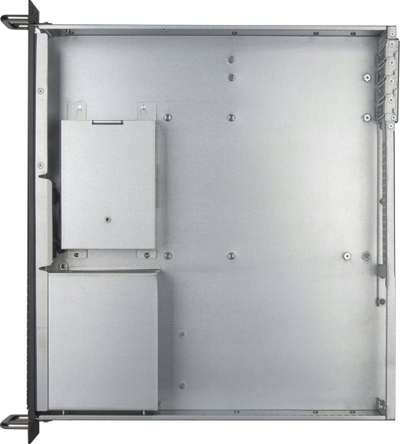Kuti serveri SilverStone 2U Rackmount, Micro ATX, pa furnizues, gri