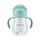 Gotë me pipë U-grow Tritan, 330 ml, me doreza, transparente